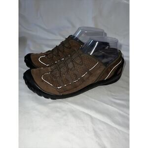 Privo by Clarks Shoes Women’s Size 6 Walking Slip On Brown Leather‎ Round Toe.